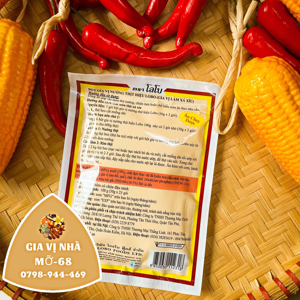 Bột xá xíu thái lan Lobo -100gr