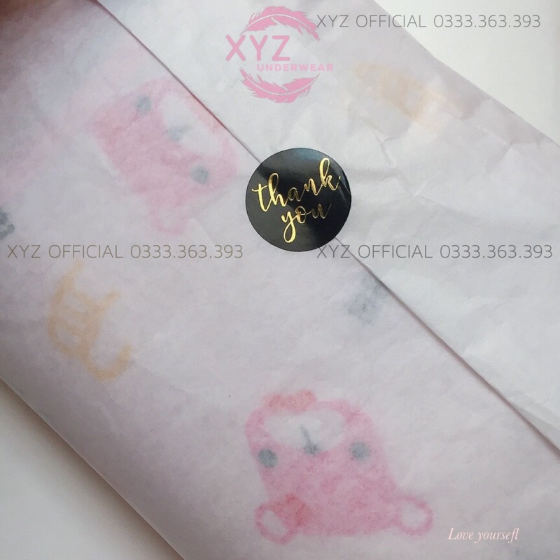50- 100 Sticker miếng dán  thank you ánh nhũ trang trí hộp quà, túi giấy, trang trí gói hàng,giấy gói quần áo dễ thương.