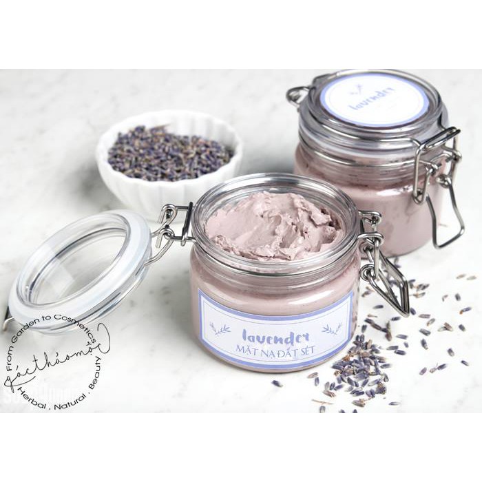 Mặt nạ đất sét hoa lavender