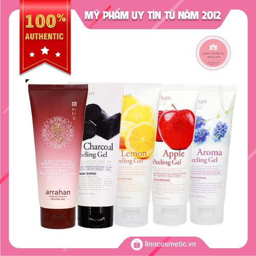 Tẩy da chết làm sáng da Arrahan Peeling gel 180ml