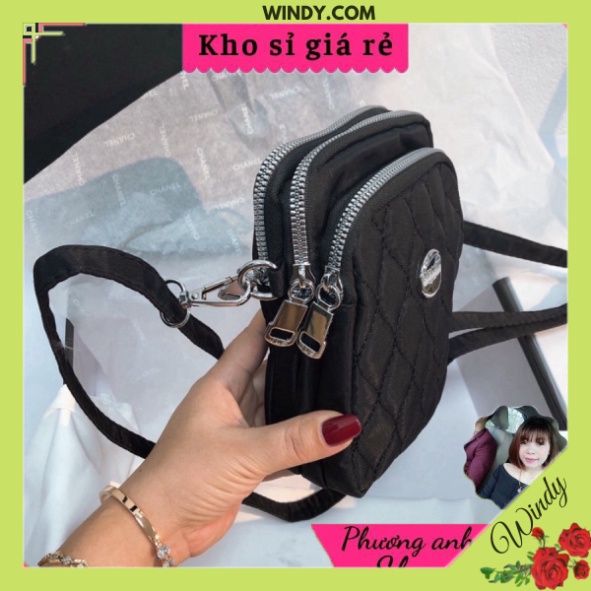 Túi Đeo Chéo Nữ Chất Dù Kiểu Balo Đáng Yêu Nhiều Ngăn Siêu Nhẹ Windy.com