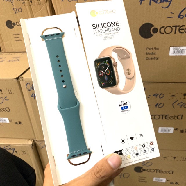[Dây Đồng Hồ Seri 1 / 2 / 3 / 4 ] Cao Su Appple watch