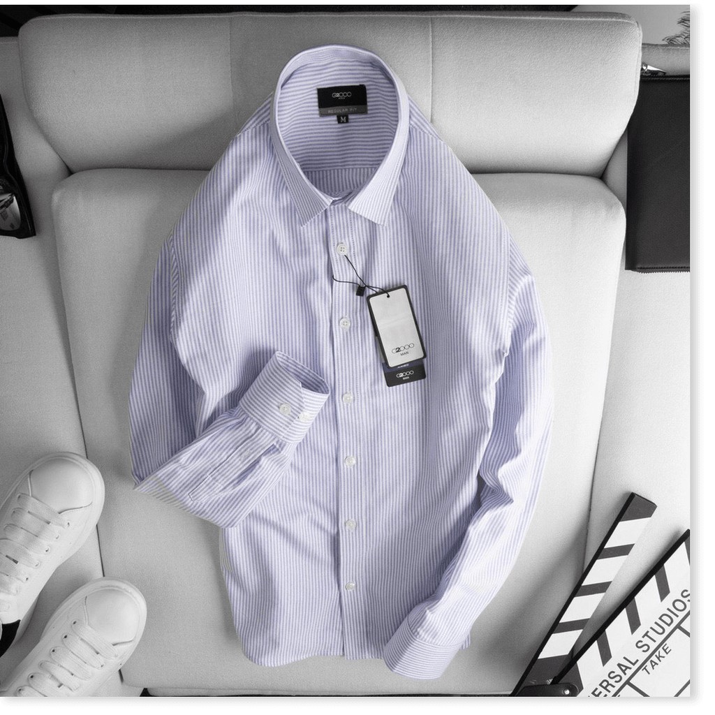 Áo Sơ Mi Nam Trắng Đen Phong Cách Hàn Quốc Lịch Lãm  [VIDEO + ẢNH THẬT] HP