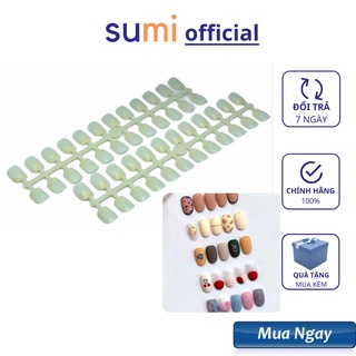 Móng mẫu vuông vỉ tập vẽ form hàn quốc
