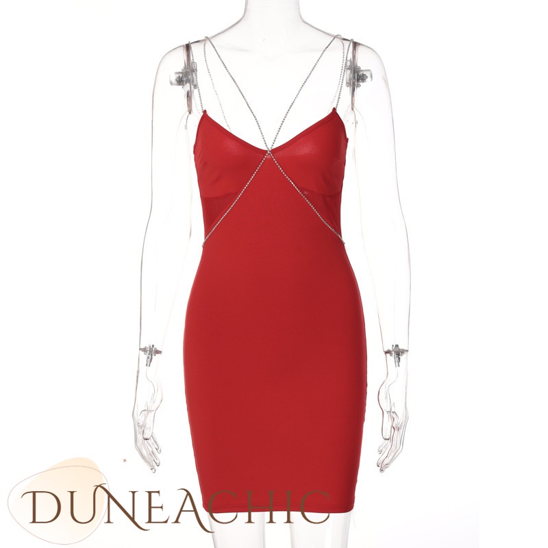 Đầm hai dây DUNEA thiết kế quyến rũ thời trang dành cho nữ