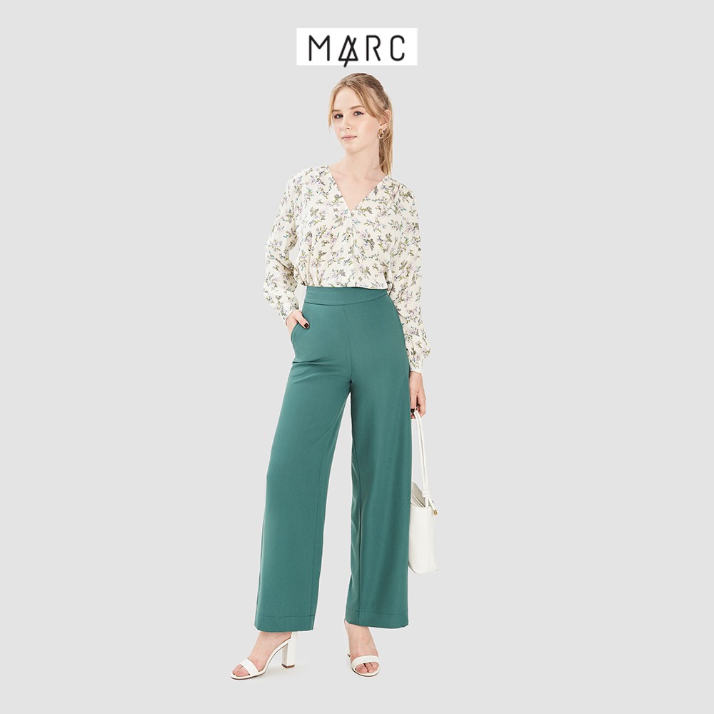 Quần nữ MARC FASHION ống suông lưng cao dây kéo sau CBMH0497