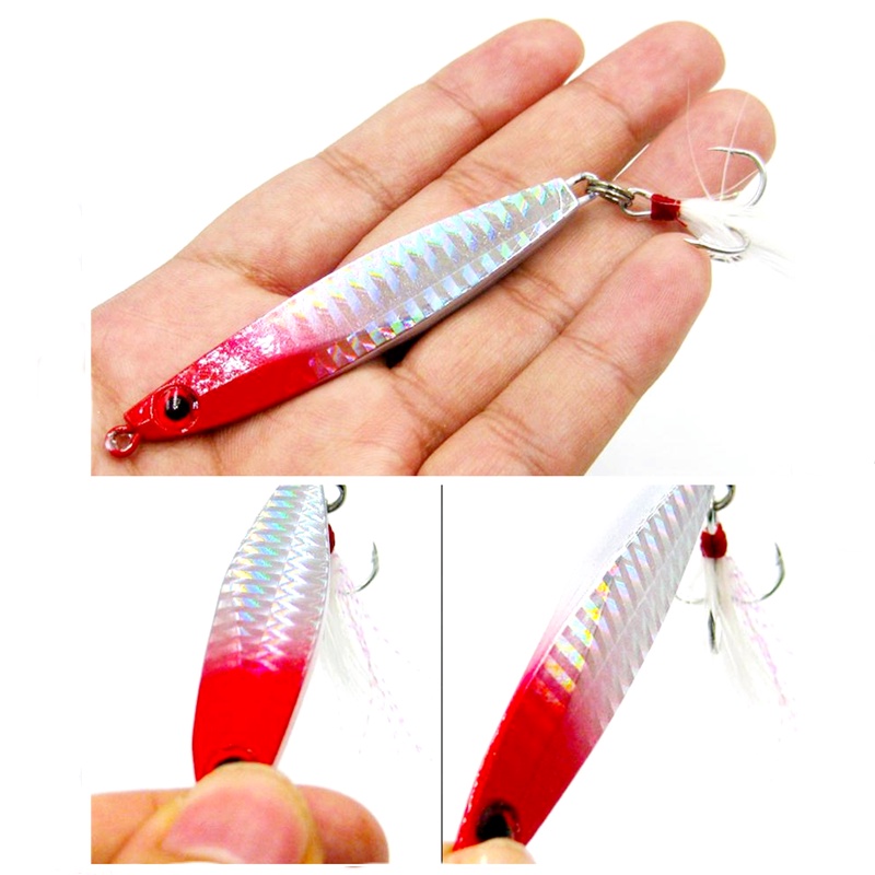 1 Mồi Câu Cá 10g / 17g / 21g / 30g / 40g / 60g / 80g Mắt Kim Loại
