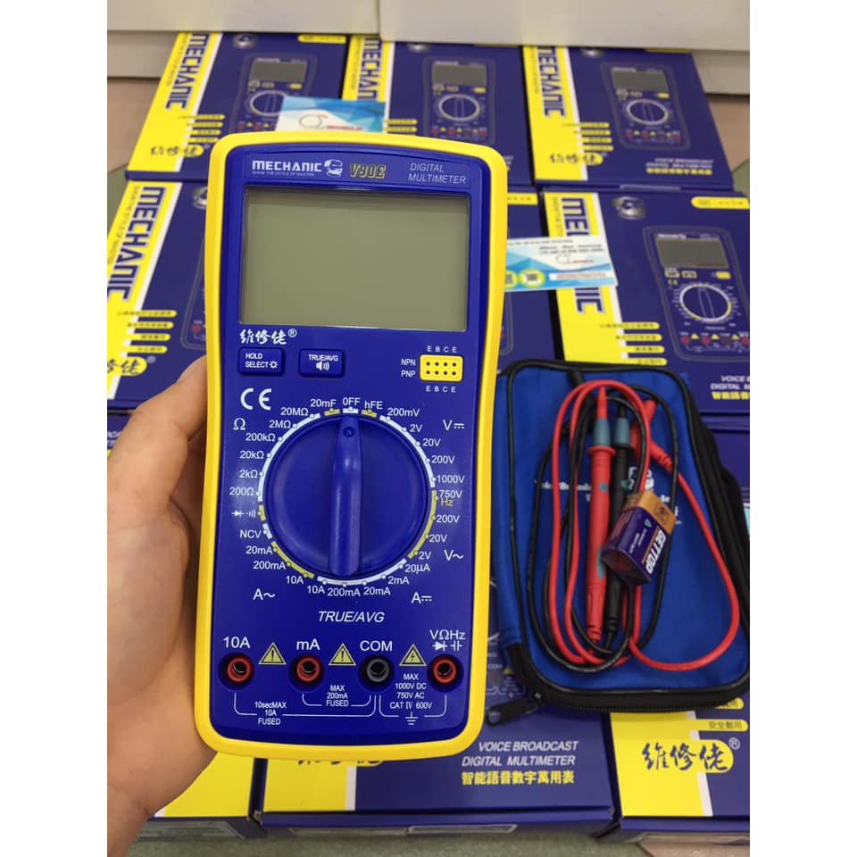 Đồng hồ đo điện tử V90E Mechanic (lớn)