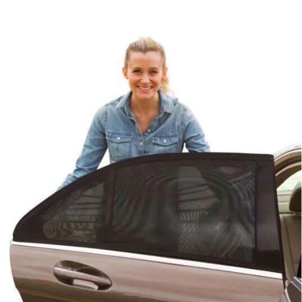 MAYSHOW Bộ 2 Tấm Lưới Cách Nhiệt Che Nắng Cho Cửa Sổ Xe Hơi