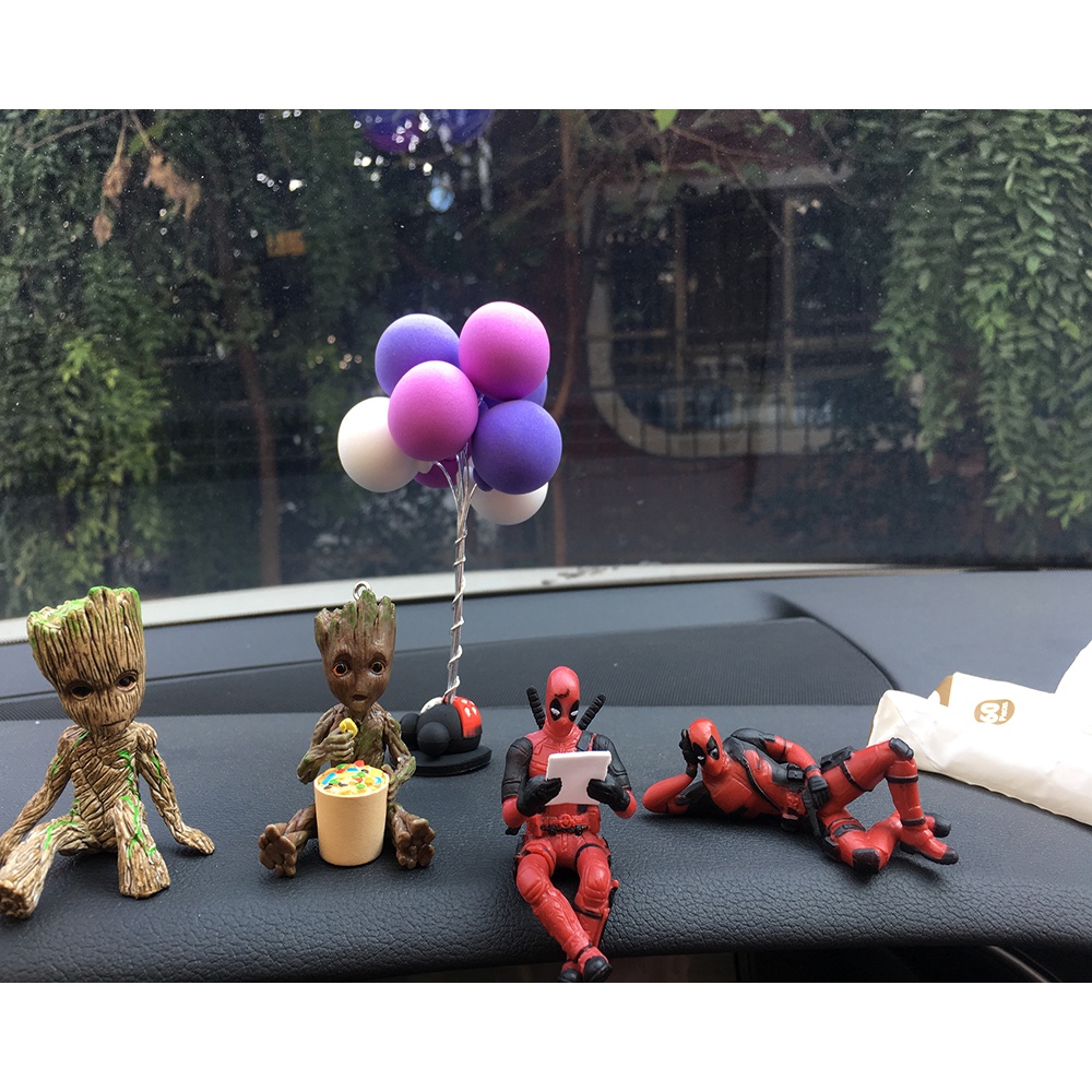 Marvel Phụ Kiện Trang Trí Nội Thất Xe Hơi Hình Nhân Vật Groot Đáng Yêu