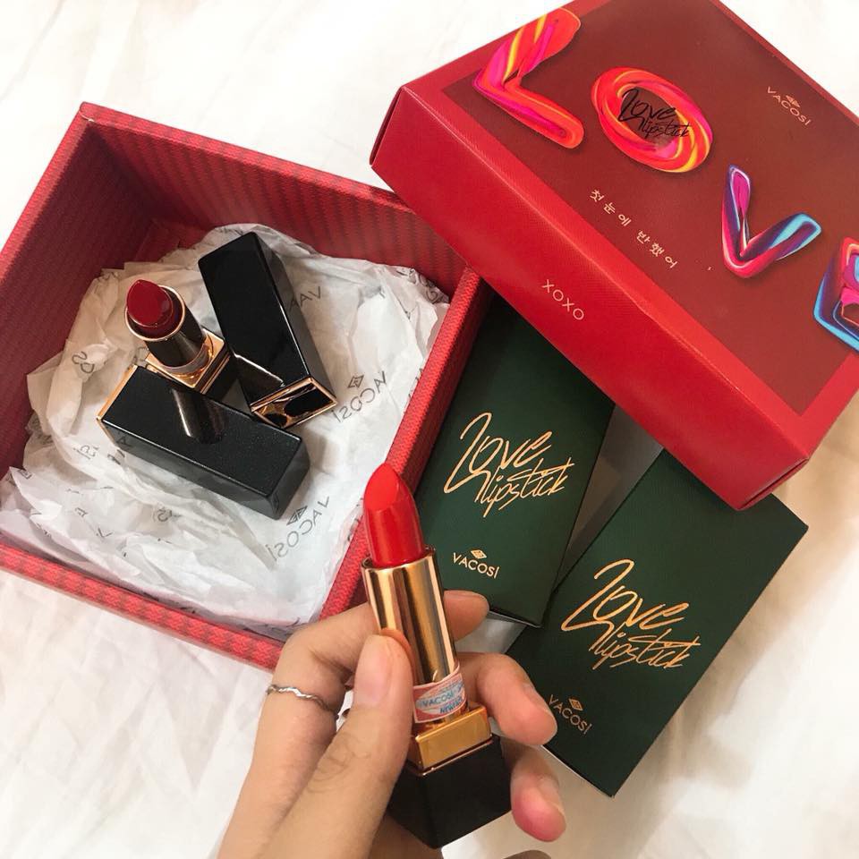 (Mới 2018) Son môi cao cấp VACOSI TOUCH LOVE LIPSTICK HÀN QUỐC