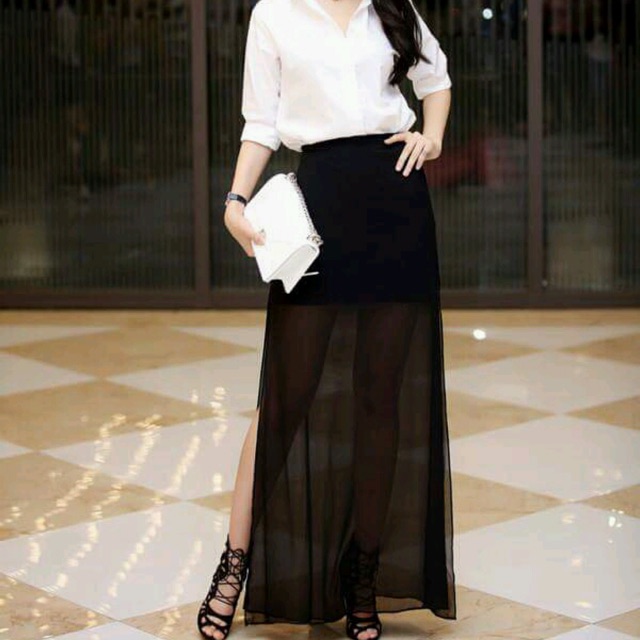 Chân xáy voan xẻ tà maxi Yura Store CV039 | BigBuy360 - bigbuy360.vn