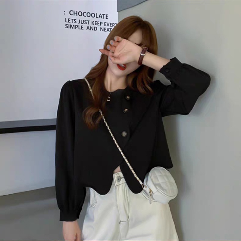 Aó sơ mi nữ kiểu Hàn Quốc đẹp dễ thương ulzzang tay dài bigsize form rộng đẹp kiểu công sở M-8