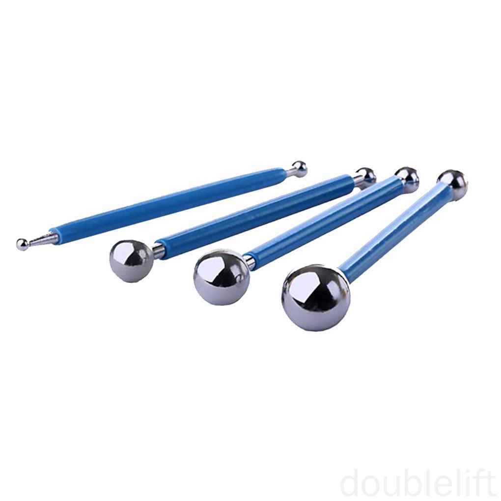 Set 4 Dụng Cụ Tạo Hình Bánh Bằng Thép Không Gỉ