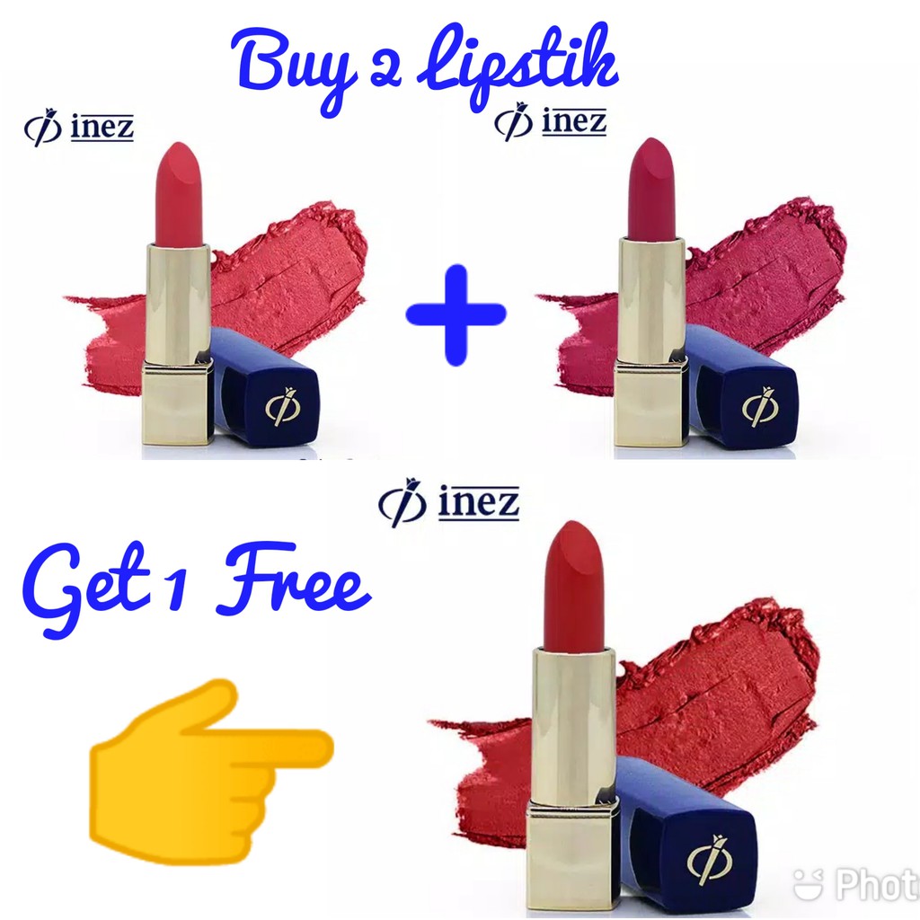 (hàng Mới Về) Son Môi Màu Sắc Thời Trang Thương Hiệu Inez
