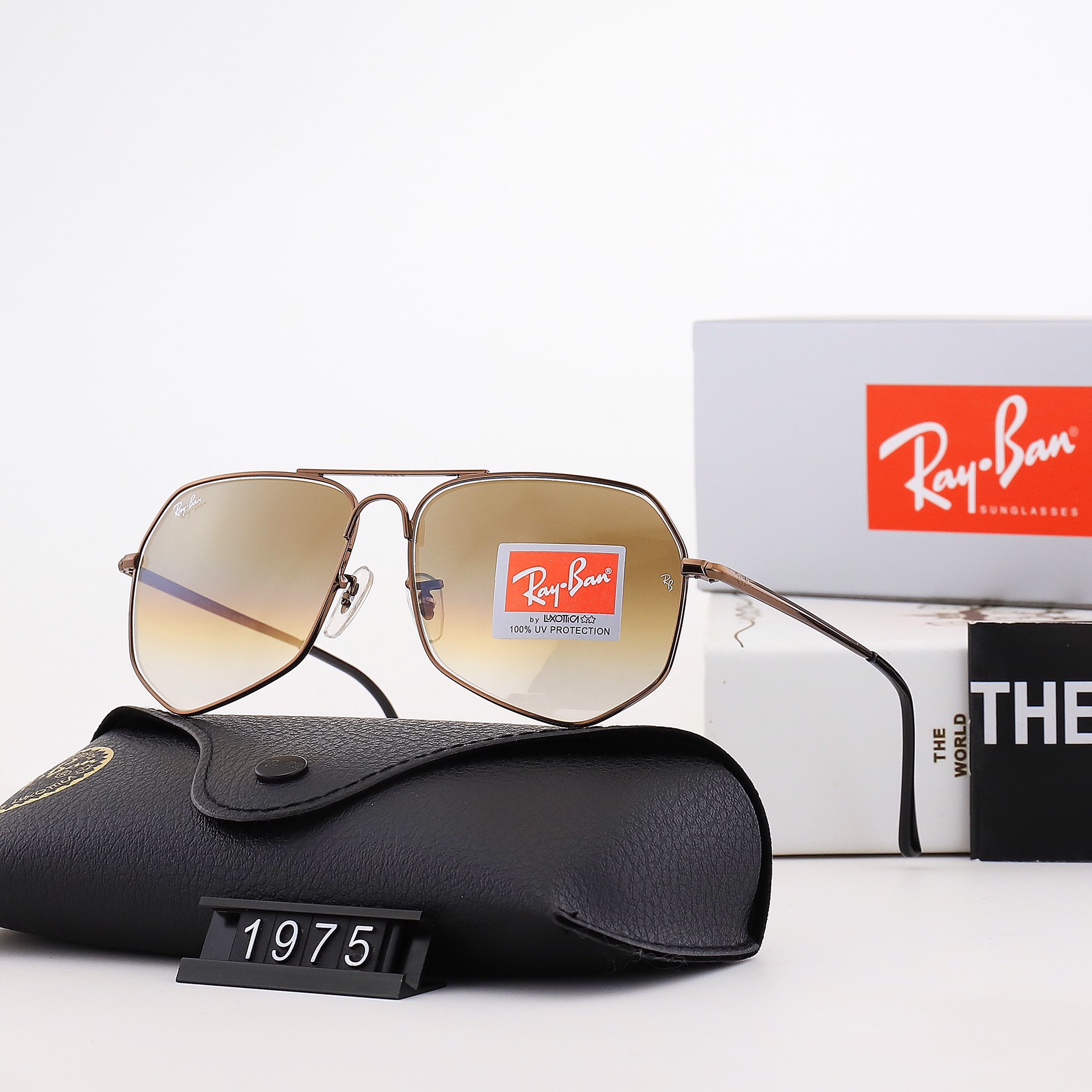 Wayfarer Ray-Ban_ chính hãng Kính râm 2021 Thời trang Hàn Quốc mới Kính râm nam nữ một mảnh Cặp đôi hợp thời trang Du lịch ngoài trời Kính râm lái xes