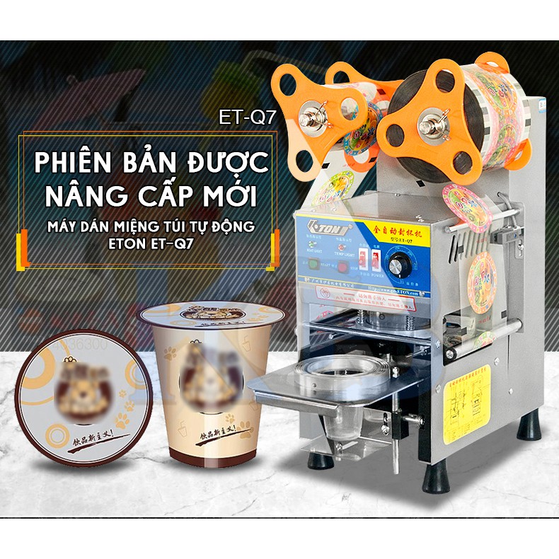 Máy dập miệng cốc tự động Eton - Q7