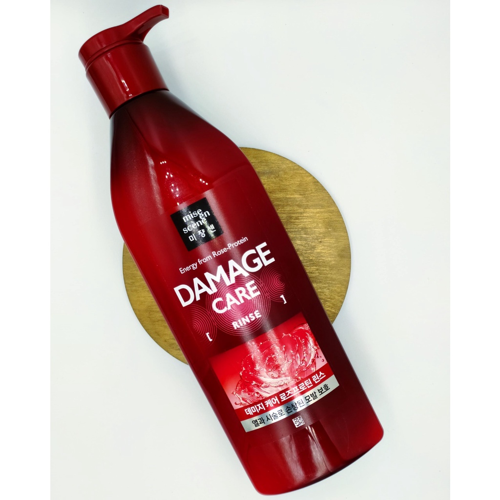 Dầu Xả Phục Hồi Tóc Hư Tổn Nặng Mise En Scene Damage Care Rinse 680ml