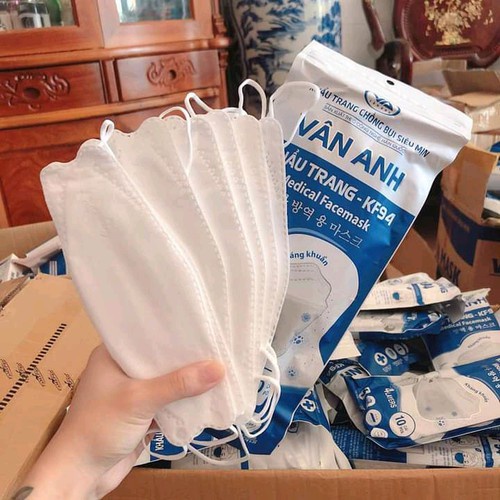 Hộp 10 Chiếc Khẩu Trang 4 Lớp VA MASK Chống Bụi Mịn Và Kháng Khuẩn Hàng Cao Cấp Hàn Quốc