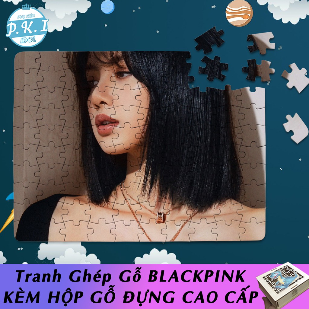 Đồ Chơi Xếp Hình Puzzle IDOL BLACKPINK - Tặng Lại Thẻ Cào 10K Cho Khách Hàng Ghép Thành Công