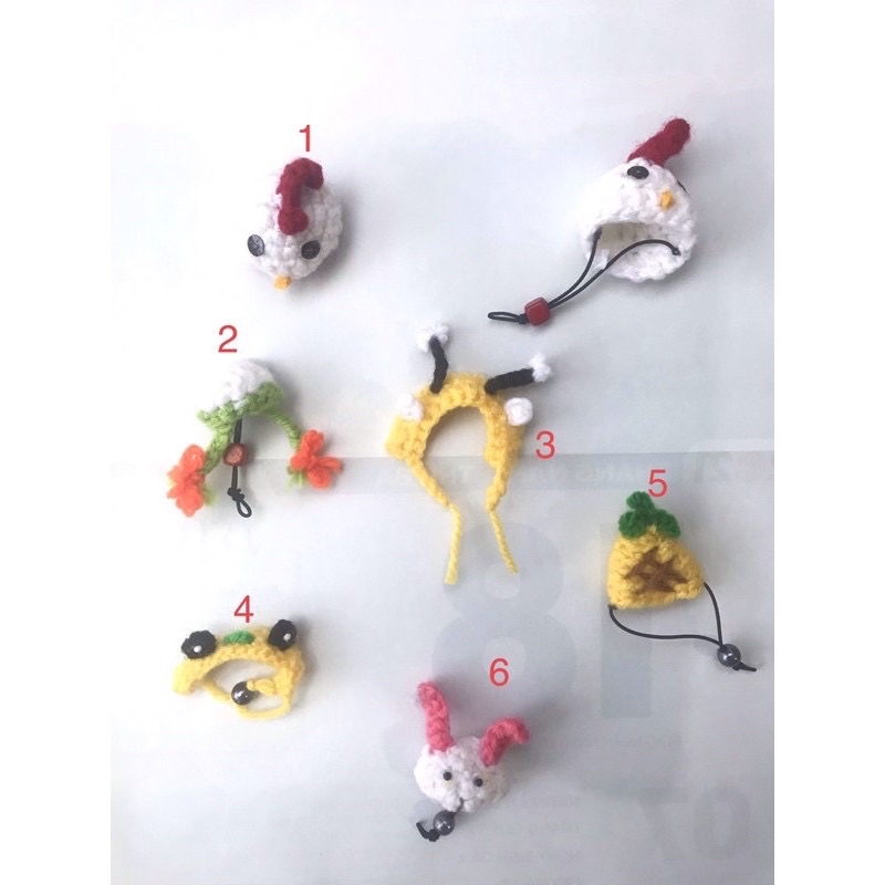 Nón/ Mũ len hamster/ sóc/ chó/ mèo -# Hamster Yêu