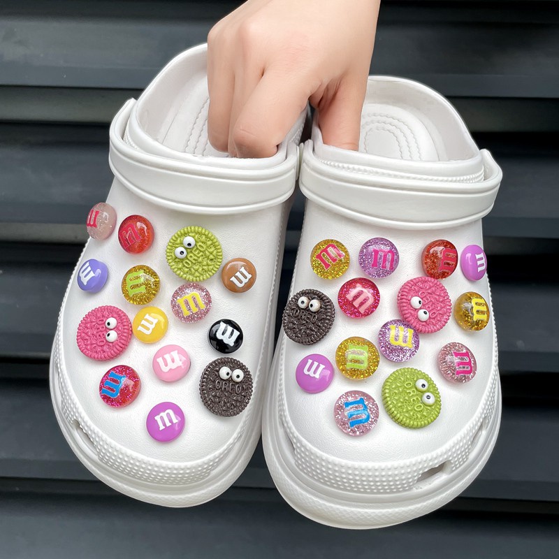crocs sticker Miếng Dán Trang Trí Hình Cá Ngựa DIYshoes sticker Accessories Stickers Sandals Shoe Decoration
