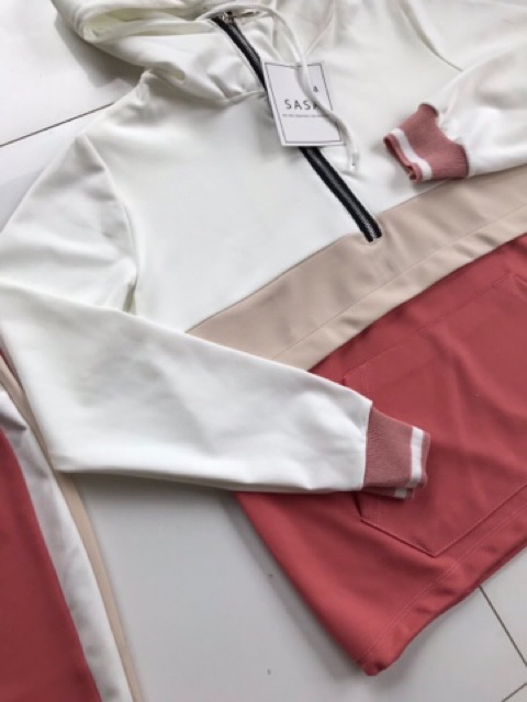 Bộ thể thao nữ có mũ khoá (có ảnh thật) | BigBuy360 - bigbuy360.vn