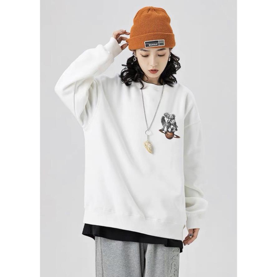 Áo nỉ Sweater Nam Nữ Gold Style, Form RỘNG CHUẨN Xu Hướng, áo Tay dài nỉ bông Cao Cấp Unisex. KKIM Shop