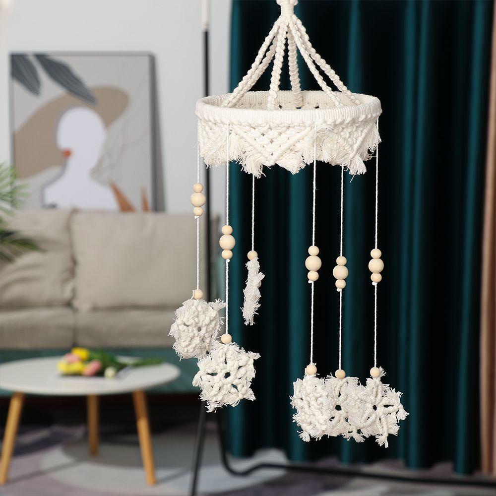 Chuông Gió Treo Tường Trang Trí Giáng Sinh|Lưới Bắt Giấc Mơ Bện Thủ Công