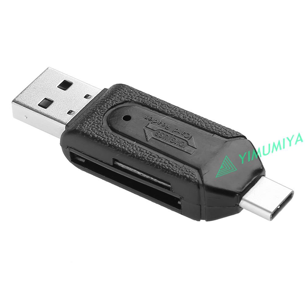 Đầu Đọc Thẻ Nhớ Tốc Độ Cao 480mbps Otg Usb 2.0 Type-C