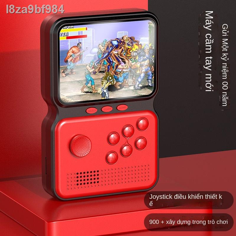 ☍♦máy chơi game cầm tay sup M3 hoài cổ sinh viên retro cần điều khiển điện tử arcade 97 King of Fighter