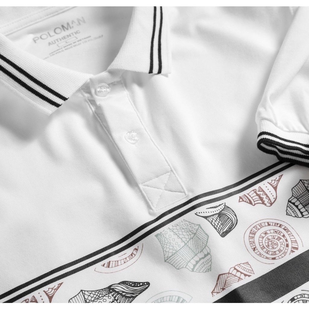 Áo thun nam áo POLO nam phối cổ bẻ TRẮNG CAO CẤP, chất cotton cá sấu, mẫu mới hot trend, sang trọng đẳng cấp