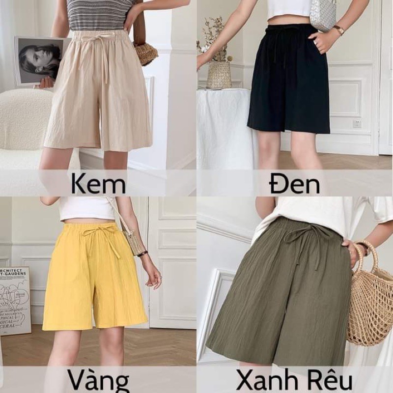 (HOT) (HOT TREND) quần đùi nữ đũi siêu mát , nhẹ nhàng, thấm hút mồ hôi cực tốt!!! | BigBuy360 - bigbuy360.vn