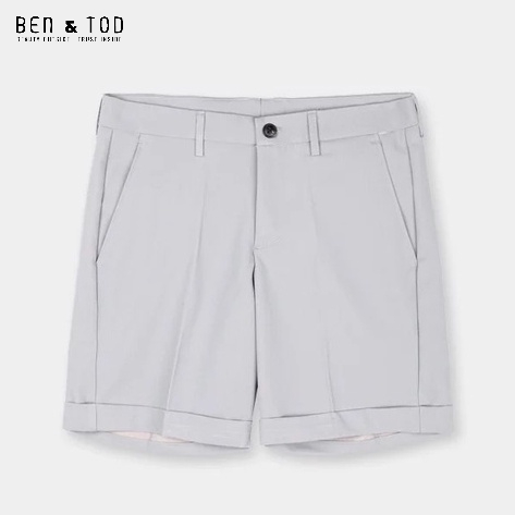 Quần đùi, quần short tây nam BEN & TOD cotton 100%, co giãn 4 chiều, thoáng mát 20092, OUTLET 159