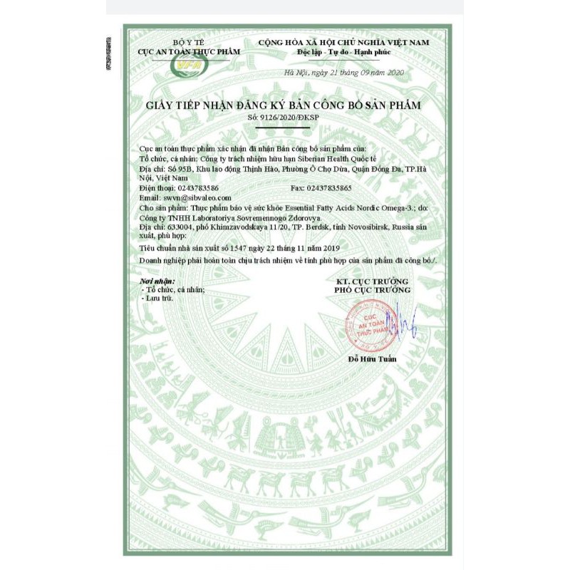 ESSENTIAL FATTY ACIDS NORDIC OMEGA3 Giảm mỡ máu, bảo vệ tim mạch Siberi | BigBuy360 - bigbuy360.vn