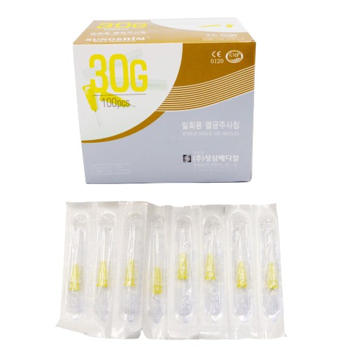 kim tiêm sungshim hàn quốc đầu kim 30G 4mm 13mm tiêm dưỡng chất