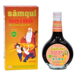 Sâm quy đại bổ opc chai 250ml - bỗ dưỡng khí huyết