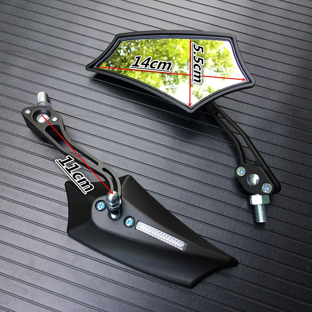 Gương Chiếu Hậu 5 Mặt Chuyên Dụng Cho Xe Mô Tô Honda Suzuki Yamaha