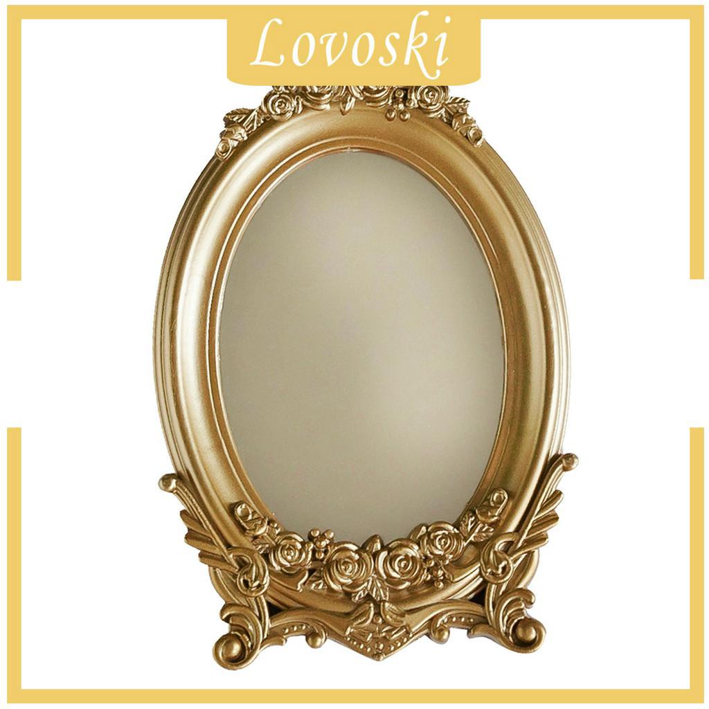 Khay Đựng Đồ Trang Điểm Có Gương Tiện Dụng Kích Thước 17x24cm