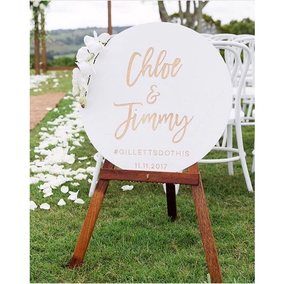 Bảng Mica Cao Cấp  Trang Trí Đám Cưới Acrylic Wedding Welcome Sign| Thao Wedding Guestbook