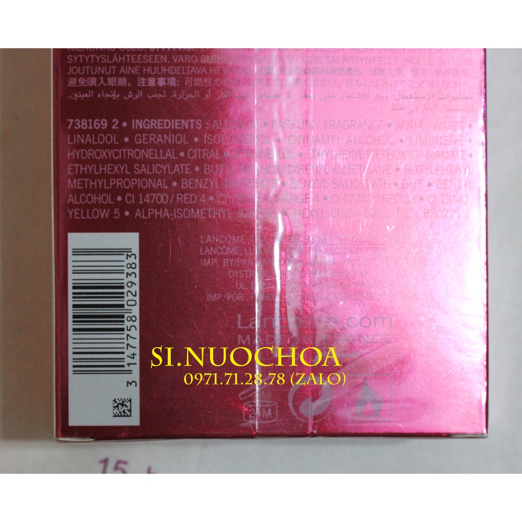 Nước hoa Nữ Lancome Miracle EDP 100ml