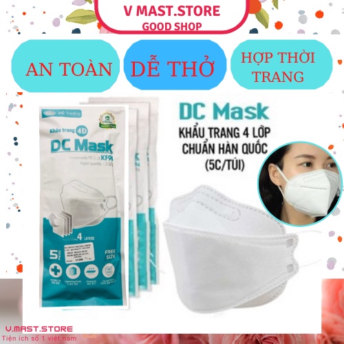 KHẨU TRANG KHÁNG KHUẨN 4D MASK KF94 ÔM SÁT KHUÔN MẶT HỢP THỜI TRANG