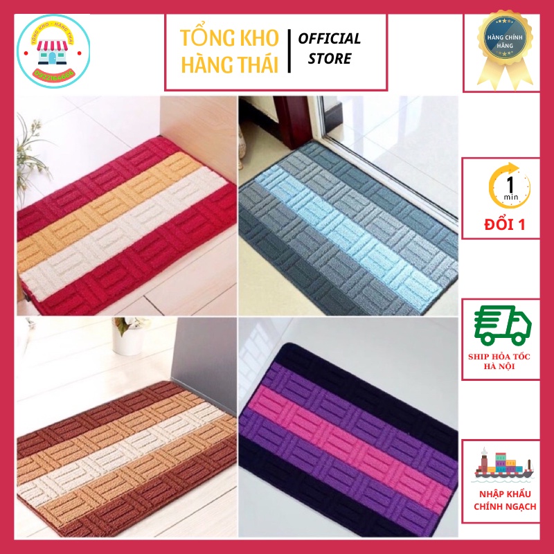 Thảm Chùi Chân Hàn Quốc Siêu Chống Trượt Thấm Hút Tốt Giúp Chân Và Nền Nhà Bạn Luôn Sạch Sẽ (SP002536)