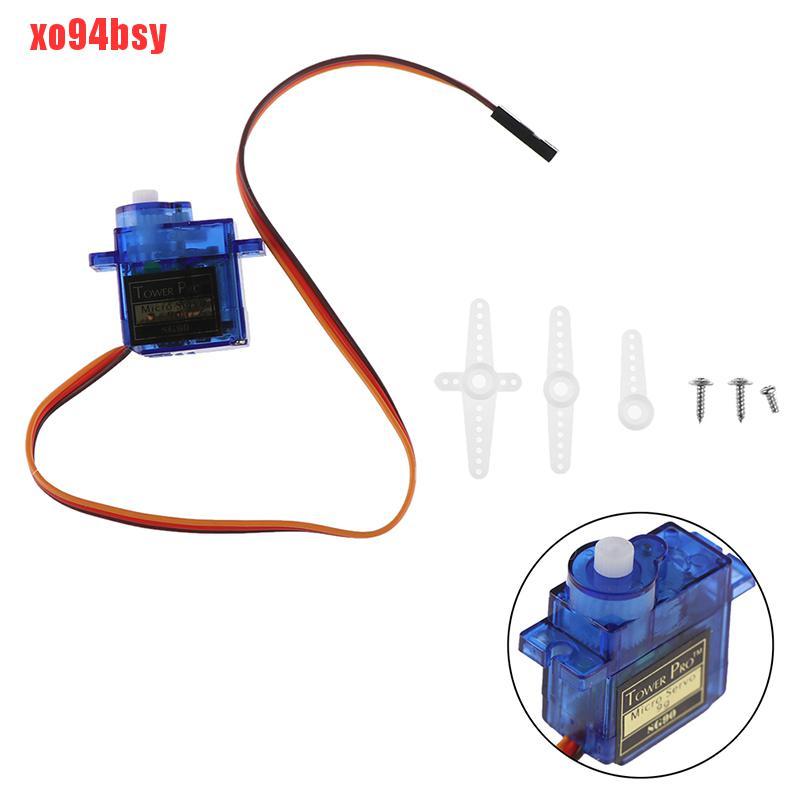 [xo94bsy]1Set SG90 Micro Metal Gear 9g Servo For RC Plane Helicopter Boat Car Parts