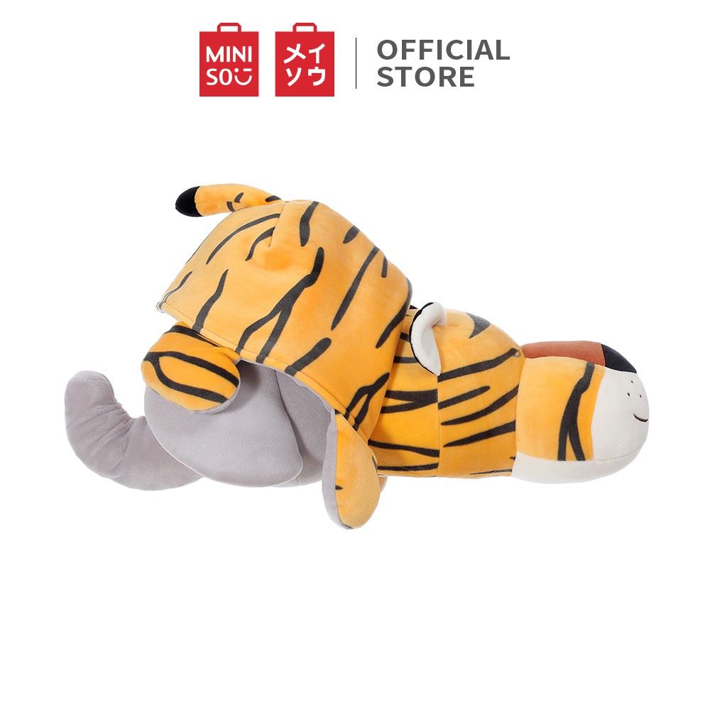 Thú bông biến hình - Cọp/Voi Khỉ/ngựa vằng Miniso