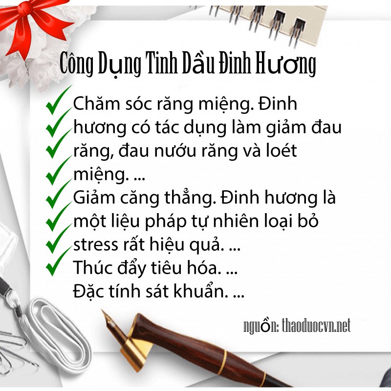 Tinh Dầu Đinh Hương Thanh Lọc Không Khí, Thơm Phòng 10ml