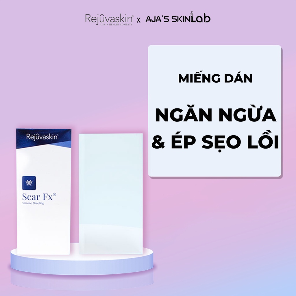 Miếng dán xóa mờ sẹo phì đại Scar FX REJUVASKIN 5x10cm - AJA'S SKINLAB