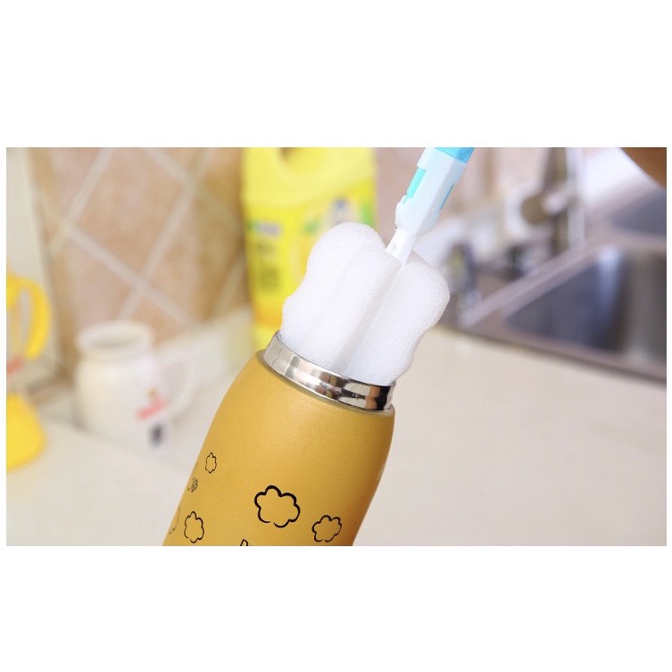 Cọ Bọt Biển Rửa Bình Sữa - Rửa Cốc Ly