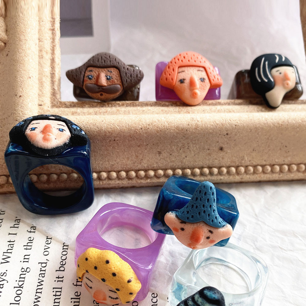 Nhẫn Đeo Tay Họa Tiết Hoạt Hình Thời Trang Hàn Quốc 2021