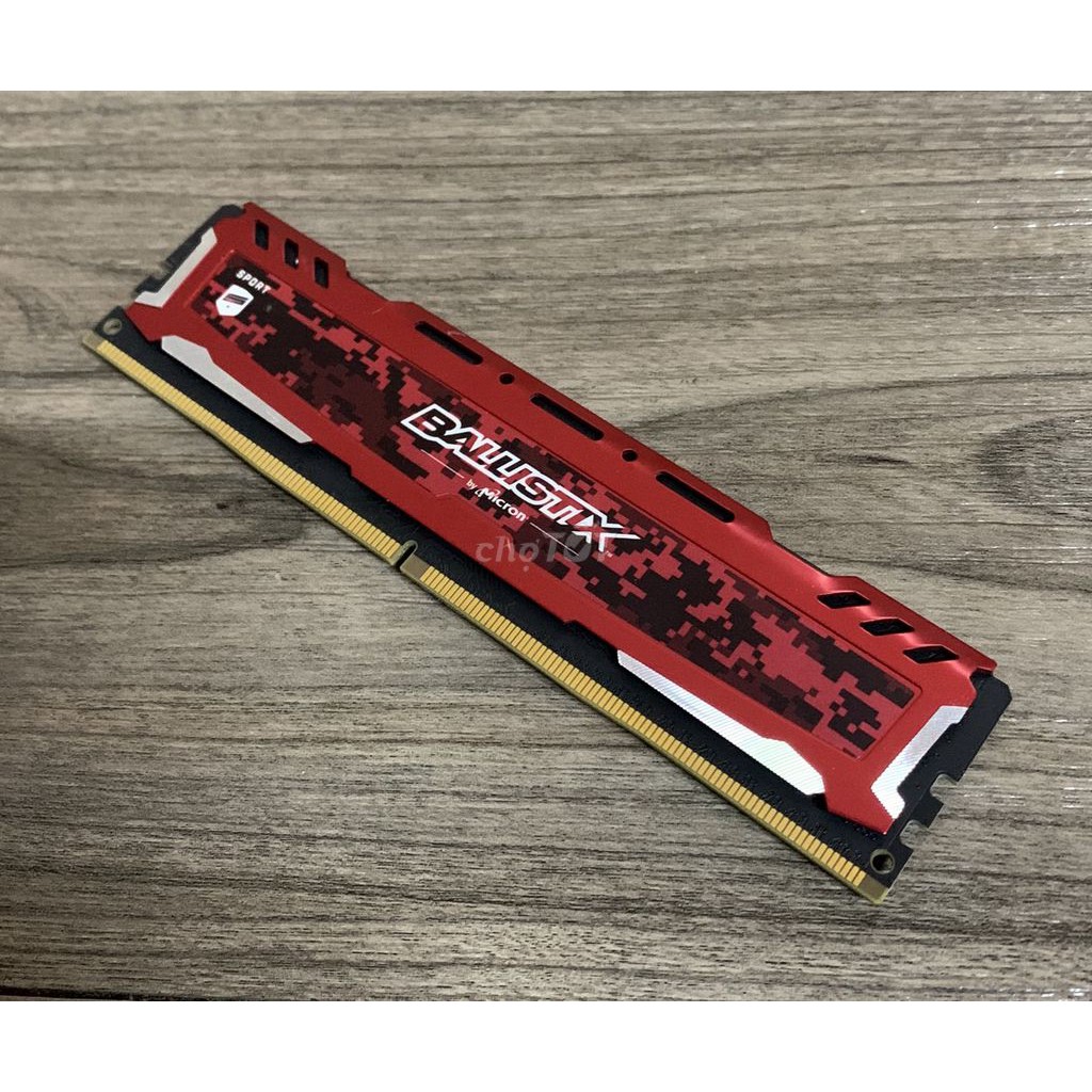 RAM Desktop Crucial Ballistix 8GB (4x2) bus 2400